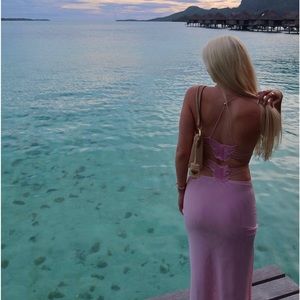 SOLD I.AM.GIA Pastel Pink Ellery Maxi Dress